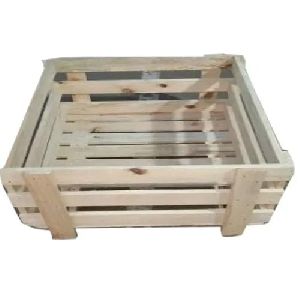 Brown Wooden Crate Box