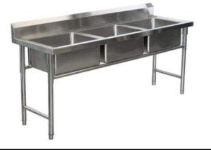 Stainless Steel Triple Bowl Sink