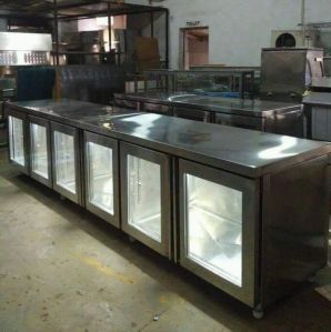 Undercounter Refrigerator with Glass Door