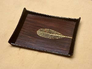 Wooden Leaf Tray