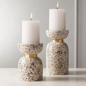 Stylish Marble Candle Holder