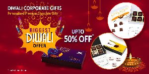 White-modern-box-of-logo-printed-chocolates-Diwali-gift
