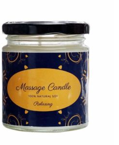 Natural Wax Body Massage Candles