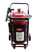 High Pressure Watermist & Caf Type Fire Fighting Trolley Mounted System with 6lx300 Bar Steel Cylinder