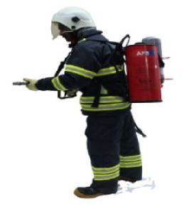 Low Pressure Watermist & Caf Type Fire Fighting System with 2 Lx300 Bar Carbon Composite Cylinder