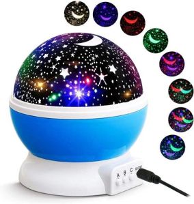 COLOUR CHANGING GOOD NIGHT STAR MASTER ROTATING PROJECTION NIGHT LAMP