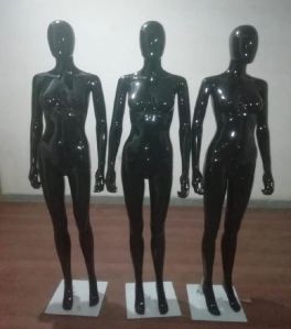 Black Glossy Female Mannequin