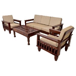 5 Seater Wooden Sofa Set