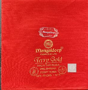 Terry Gold Polyester Cotton Lining Fabric