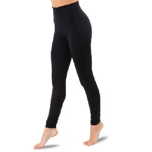 Black Plain Leggings