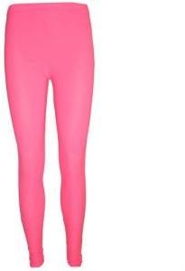 Pink Plain Leggings