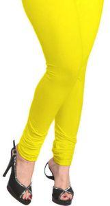 Yellow Plain Leggings