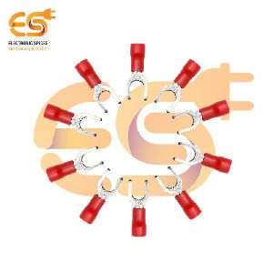 SV1-5 25A Red color 22-16 AWG wire gauge 5mm pitch Hard plastic insulated spade crimp connector