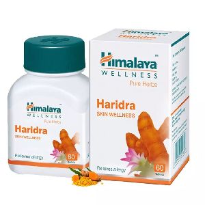 Indian Natural Himalaya Herbals Haridra Skin Wellness Relieves allergy Herbal Supplement