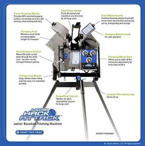 Junior Hack Attack Softball Pitching Machines