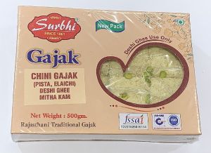 Chini Gajak Desi Ghee Pista Elaichi Mitha Kam