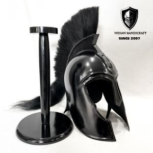 Black Troy Helmet