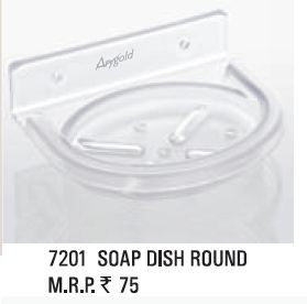Unbreakable Round Soap Dish