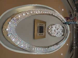 Egg design chandelier