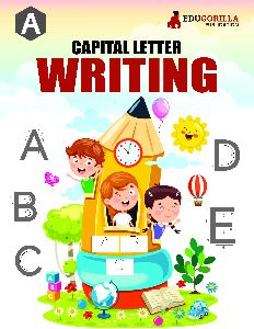 pre-primary capital letter kids writing book