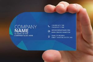 Die Cut Visiting Card