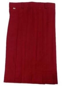 Girls School Uniform Maroon Skirt