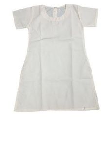 Girls School Uniform Off White Kameez