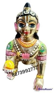 No. 10 Brass Laddu Gopal Statue