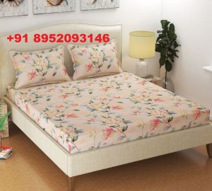 Bedsheet For Double Bed Flat Sheet.