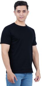 Black Plain Tshirts