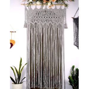 macrame door curtain