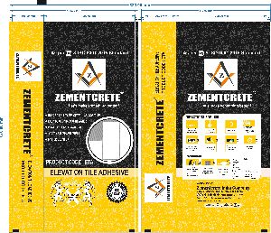 ZEMENT -ETA , Elevation adhesive