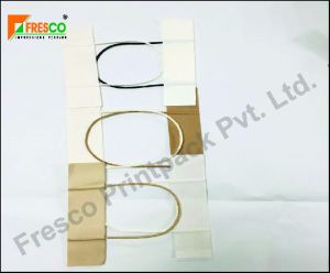 White Kraft Packing Handle