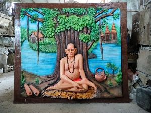 FRP Swami Samarth Wall Mural