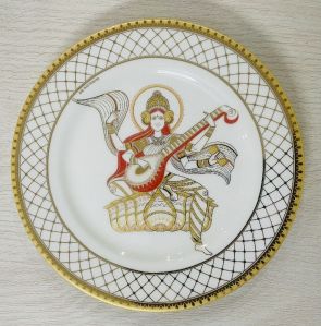 Wall hanging ceramic plates