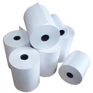 RudkavBilling Machine Thermal Paper Roll with 55 GSM (79 mm x 30 Meter) Pack of 60