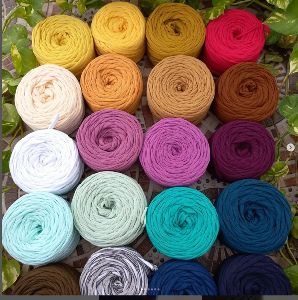 Cotton t shirt yarn for hand knitting