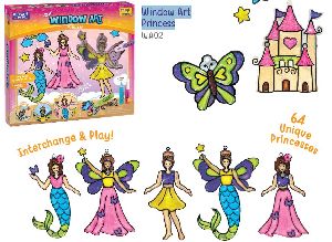 Window Art Princess Glass Painting Craft Kit