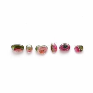 watermelon tourmaline gemstone Smooth Tumble