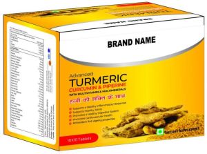 Turmeric, Curcumin and Piperine Tablets