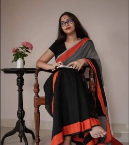 Linen Saree