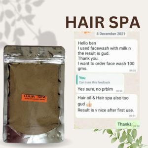 Herbal hair spa kit powder