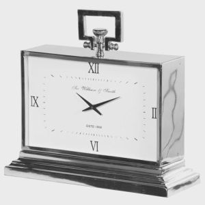Rectangular Metal Wall Clock