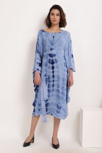 Skye Tie-Dye Kaftan with Accentuating Belt