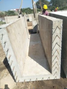 Grey Concrete Precast U Drain