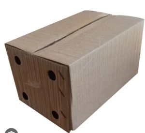 Brown Cardboard Ice Cream Packaging Corrugated Boxes