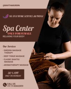 Spa centre massage service