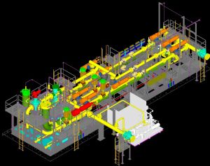 3d piping model