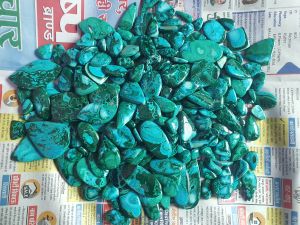 Malachite chrysocolla cabochons