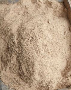 Smooth rice husk powder